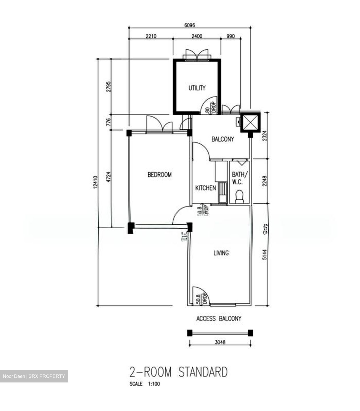 Blk 92 Commonwealth Drive (Queenstown), HDB 2 Rooms #553499341